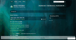 Desktop Screenshot of hoacuong.wordpress.com