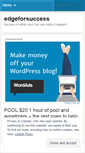 Mobile Screenshot of edgeforsuccess.wordpress.com