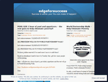 Tablet Screenshot of edgeforsuccess.wordpress.com