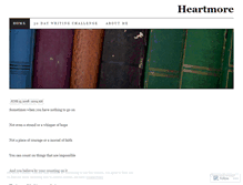 Tablet Screenshot of heartmore.wordpress.com