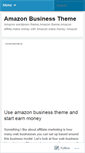 Mobile Screenshot of amazonthemebiz.wordpress.com
