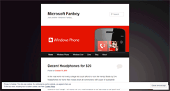 Desktop Screenshot of microsoftfanboy.wordpress.com