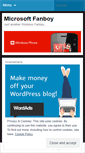 Mobile Screenshot of microsoftfanboy.wordpress.com