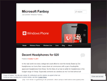 Tablet Screenshot of microsoftfanboy.wordpress.com