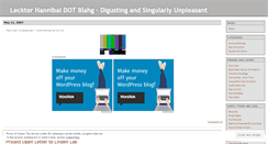 Desktop Screenshot of lecktorhannibal.wordpress.com