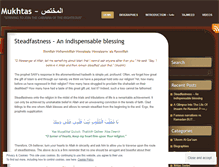 Tablet Screenshot of mukhtas.wordpress.com