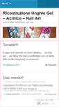 Mobile Screenshot of milenails.wordpress.com