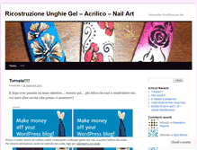 Tablet Screenshot of milenails.wordpress.com