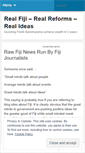 Mobile Screenshot of fijifreedomfighter.wordpress.com