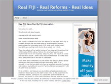 Tablet Screenshot of fijifreedomfighter.wordpress.com