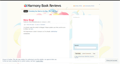 Desktop Screenshot of harmonybookreviews.wordpress.com
