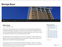 Tablet Screenshot of montagebuyer.wordpress.com