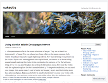 Tablet Screenshot of nukeotis.wordpress.com