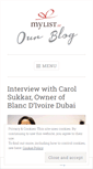 Mobile Screenshot of mylistuae.wordpress.com