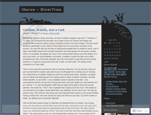 Tablet Screenshot of iserve.wordpress.com