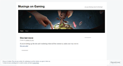 Desktop Screenshot of musingsongaming.wordpress.com