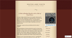 Desktop Screenshot of abbytalks.wordpress.com