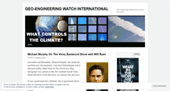 Desktop Screenshot of geoengineeringwatchint.wordpress.com