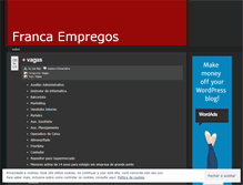 Tablet Screenshot of francaempregos.wordpress.com