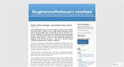 Desktop Screenshot of boughtonscoffeehouse.wordpress.com