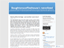 Tablet Screenshot of boughtonscoffeehouse.wordpress.com