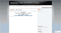 Desktop Screenshot of columbusrenttoownhomes.wordpress.com