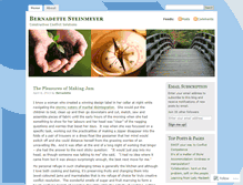 Tablet Screenshot of bernadettesteinmeyer.wordpress.com