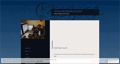 Desktop Screenshot of crashrecordstudio1.wordpress.com