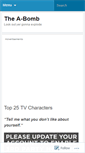 Mobile Screenshot of abomb.wordpress.com