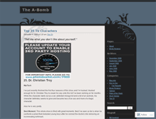 Tablet Screenshot of abomb.wordpress.com