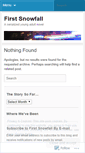 Mobile Screenshot of firstsnowfall.wordpress.com
