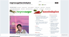 Desktop Screenshot of negrossugarbacolodspice.wordpress.com