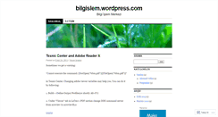 Desktop Screenshot of bilgislem.wordpress.com