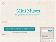 Tablet Screenshot of minimuses.wordpress.com