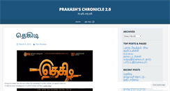 Desktop Screenshot of icarusprakash.wordpress.com
