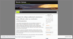 Desktop Screenshot of mundocabeca.wordpress.com