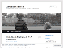 Tablet Screenshot of adadnamedbrad.wordpress.com