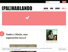 Tablet Screenshot of palhablando.wordpress.com