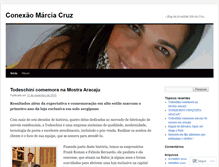 Tablet Screenshot of conexaomarciacruz.wordpress.com