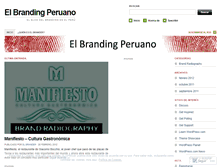 Tablet Screenshot of elbrandingperuano.wordpress.com