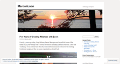 Desktop Screenshot of maroonloon.wordpress.com