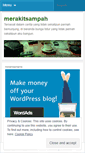 Mobile Screenshot of merakitsampah.wordpress.com