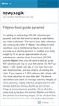 Mobile Screenshot of newyxagik.wordpress.com