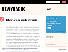 Tablet Screenshot of newyxagik.wordpress.com