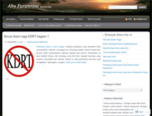 Tablet Screenshot of abufarannisa.wordpress.com