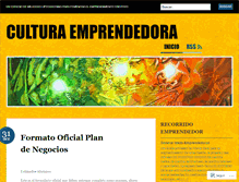 Tablet Screenshot of culturaemprendedora.wordpress.com