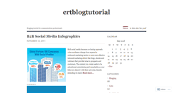 Desktop Screenshot of crtblogtutorial.wordpress.com