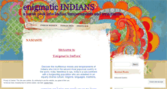 Desktop Screenshot of enigmaticindian.wordpress.com