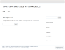 Tablet Screenshot of iglesiacristianaelcaminoecuador.wordpress.com