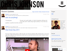 Tablet Screenshot of chrisjohnson94.wordpress.com